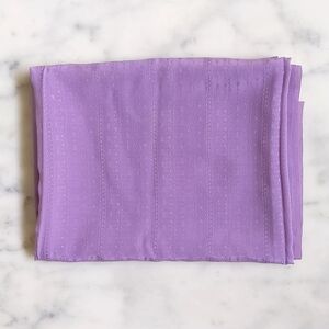NWOT. 100% Silk Lavender Purple with Embroidery Fabric.